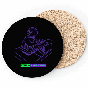 Discover CTRL + Bass Drop DJ Software Coasters