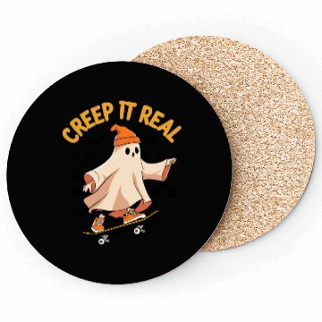 Discover Spooky Skateboard Ghost Coasters