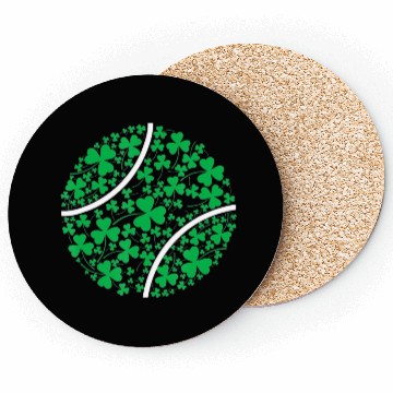 Discover Shamrock Heart St. Patrick's Day Design Coasters