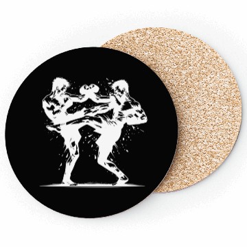 Discover Kickboxing - When Muscle Power Meets Willpower Coasters