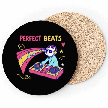 Discover Perfect Beats: DJ Cat Dropping Pawsome Tracks Coasters