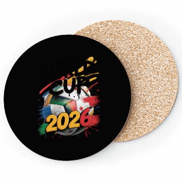 Discover Football 2026 Art Coasters