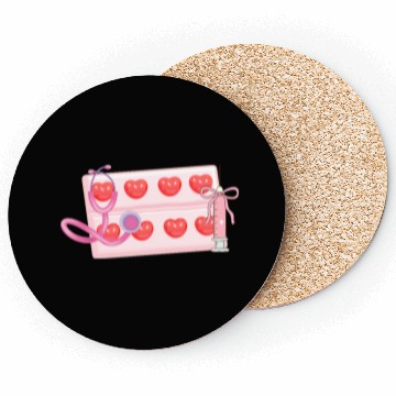 Discover Heart Rate and Medical Chart Design Coasters