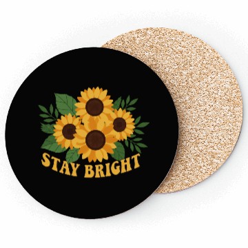 Discover Sunflower Blossom Inspirational Design Coasters