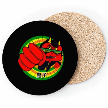 Discover Oniko School Life Punch Demon Coasters