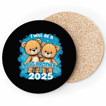 Discover I Will Be Big Brother 2025 Teddy Bear Coasters
