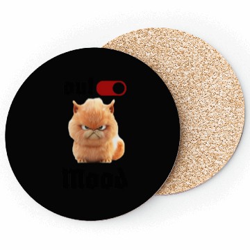Discover Grumpy Cat Illustration Coasters Design