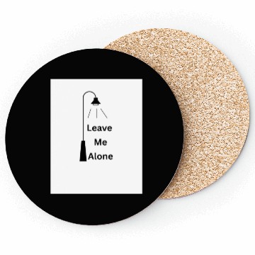 Discover sad lonely quote with a street light               Coasters