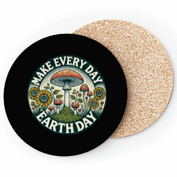 Discover Make every Day Earth Day Coasters
