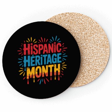 Discover Hispanic Heritage Month Celebration Design Coasters