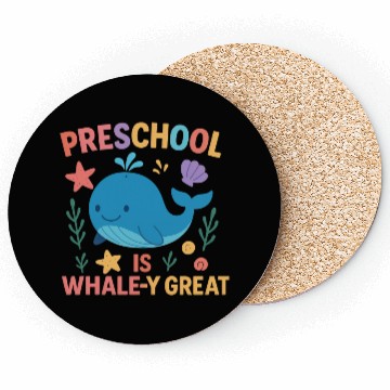 Discover Preschool is Whale-y Great Preschool Teacher-Ocean Coasters