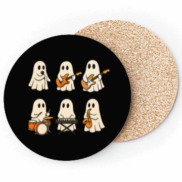 Discover Ghost Band Musical Ensemble Coasters