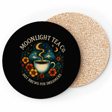 Discover Moonlit Tea Inspiration Coasters