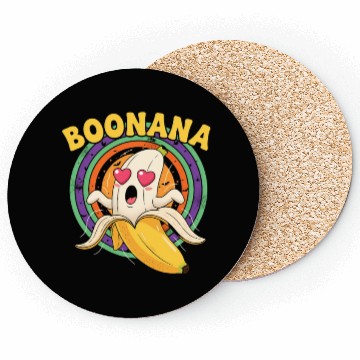Discover Banana Boonana Cartoon Design Coasters