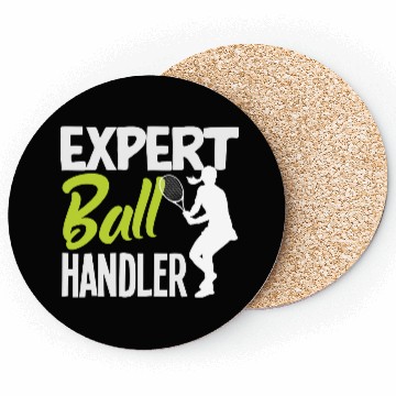 Discover Expert Ball Handler Tennis Player Design Coasters
