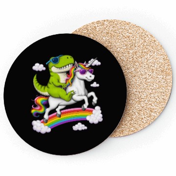 Discover T-Rex Dinosaur Riding Unicorn Coasters