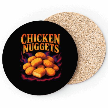 Discover Chicken Nuggets Favorite Food Weird 90s Nuggets Coasters