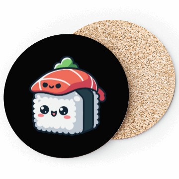 Discover kawaii sushi character - food Coasters
