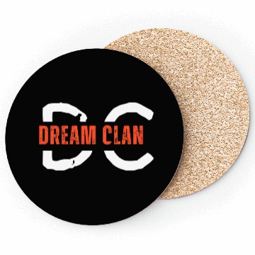 Discover Dream Clan Bold Logo Design Coasters