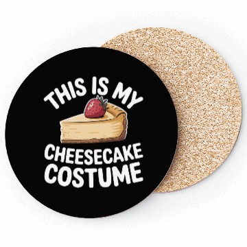Discover Strawberry Cheesecake Costume Design Coasters