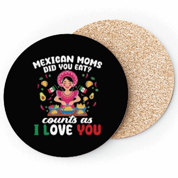Discover Mexican Moms Abuelita Grandma Food Gift Coasters