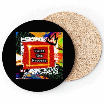 Discover Trust The Process Graffiti Art Design Coasters