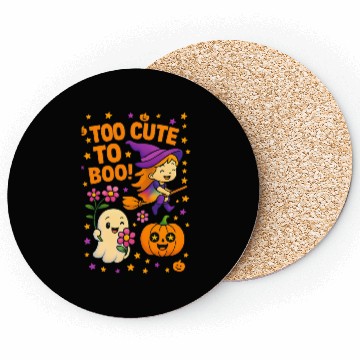 Discover Whimsical Halloween Witch and Ghost Coasters
