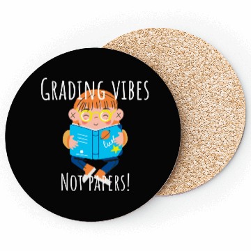 Discover Graduation Vibes Not Papers Fun Design Coasters