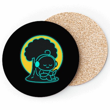 Discover Peaceful Tech Reading Under Tree Coasters