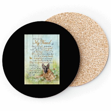 Discover Grateful Pet Friend Prayer Wall Art Coasters