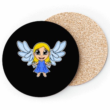 Discover Cute Angel Girl Coasters