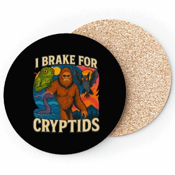 Discover Cryptid Mythical Creature Coasters Design