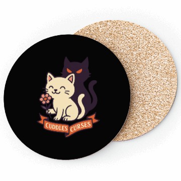 Discover Whimsical Cats and Spooky Aura Design Coasters