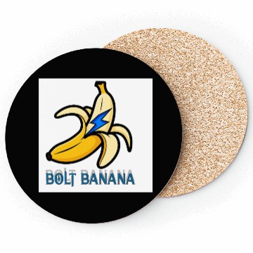 Discover Bolt Banana Coasters