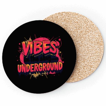 Discover Vivid Underground Vibe Coasters