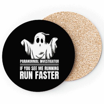 Discover Funny Ghost Hunter Ghostbuster Halloween Spooky Coasters