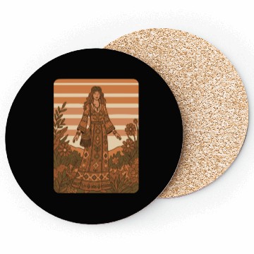 Discover Bohemian flower child Coasters