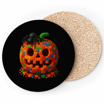 Discover Master Builder Halloween Pumpkin and Spider Coasters