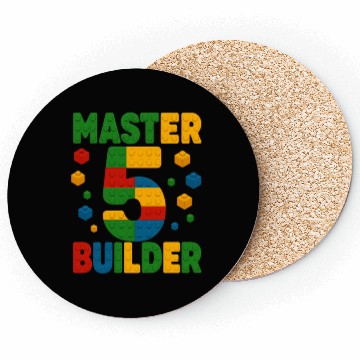 Discover Master Builder Brick System Toys Party Coasters