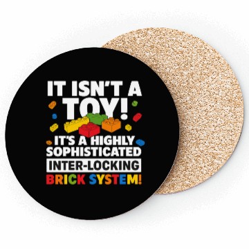Discover Master Builder Brick System Toys Party Coasters