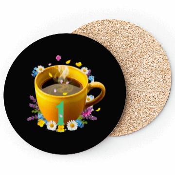Discover Whimsical Coffee Celebration Mug Coasters