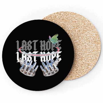 Discover Last Hope Cyber Gothic Y2K Aesthetic Coasters
