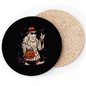 Discover Funny Bigfoot Ghost Halloween Costume Sasquatch Coasters