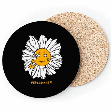 Discover Peaceful Daisy Sunflowers Design Coasters