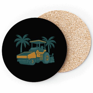 Discover Tropical Golf Course Turf Landscape Coasters