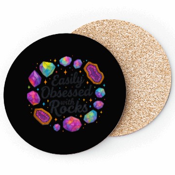 Discover Galactic Rocks Inspirational Graphic Coasters