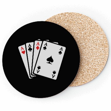 Discover Poker cards Coasters