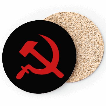 Discover hammer and sickle Coasters