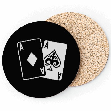 Discover Poker - Poker Cards Coasters