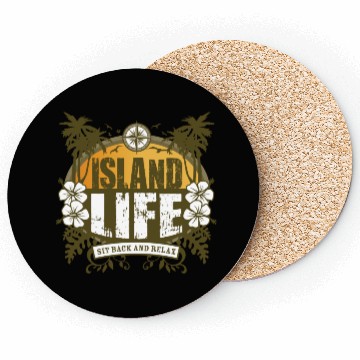 Discover Island Life Coasters